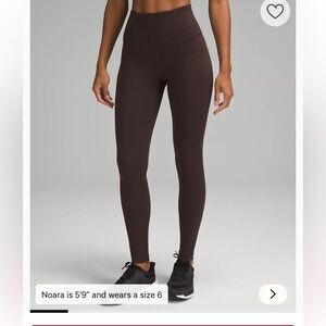 Lululemon Espresso 28” Leggings